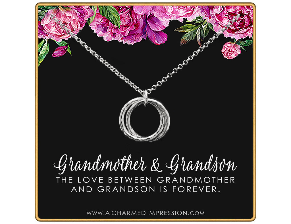 Grandma Gold Earrings: Infinite Love Symbol, Handmade Keepsake