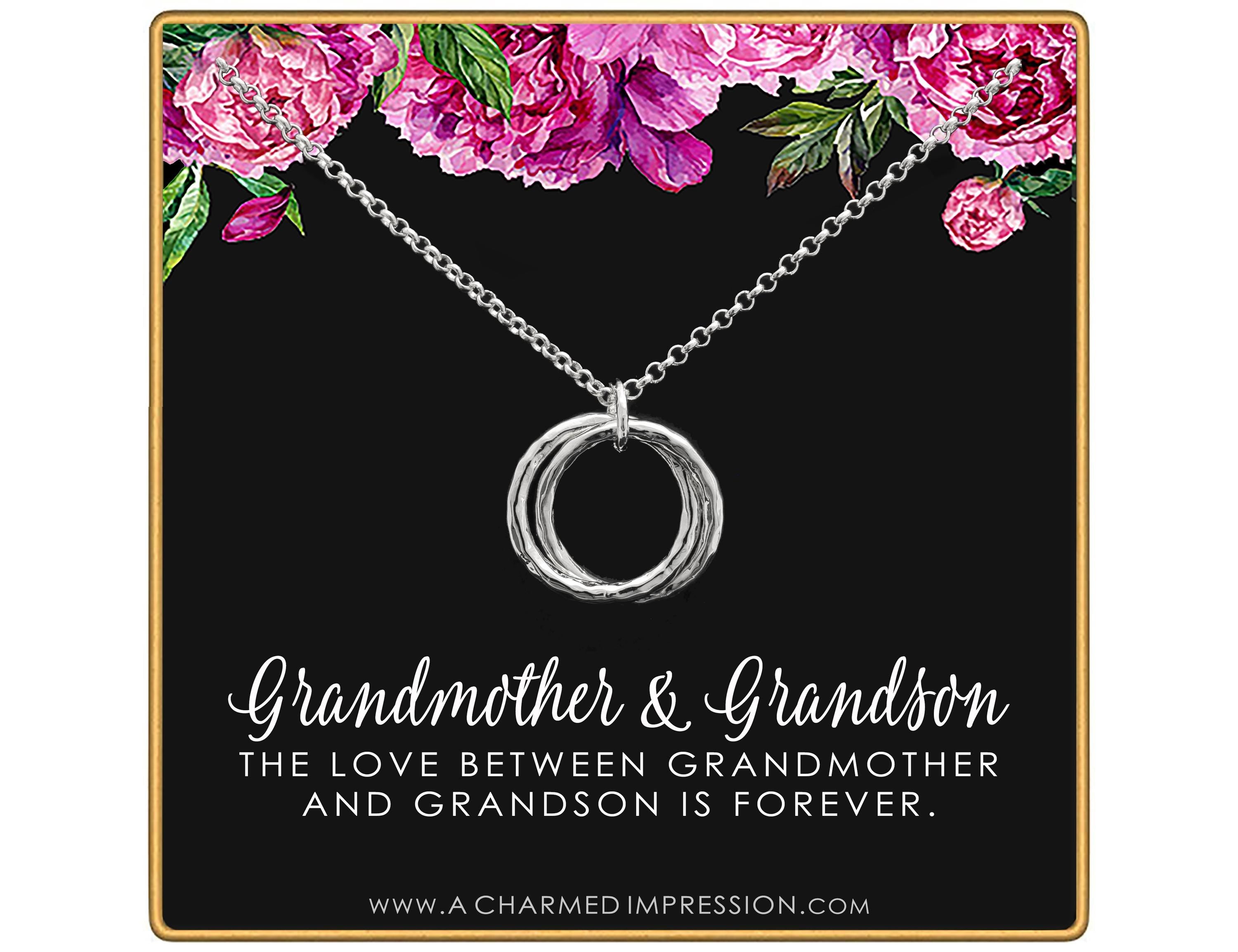 Grandma Gold Earrings: Infinite Love Symbol, Handmade Keepsake