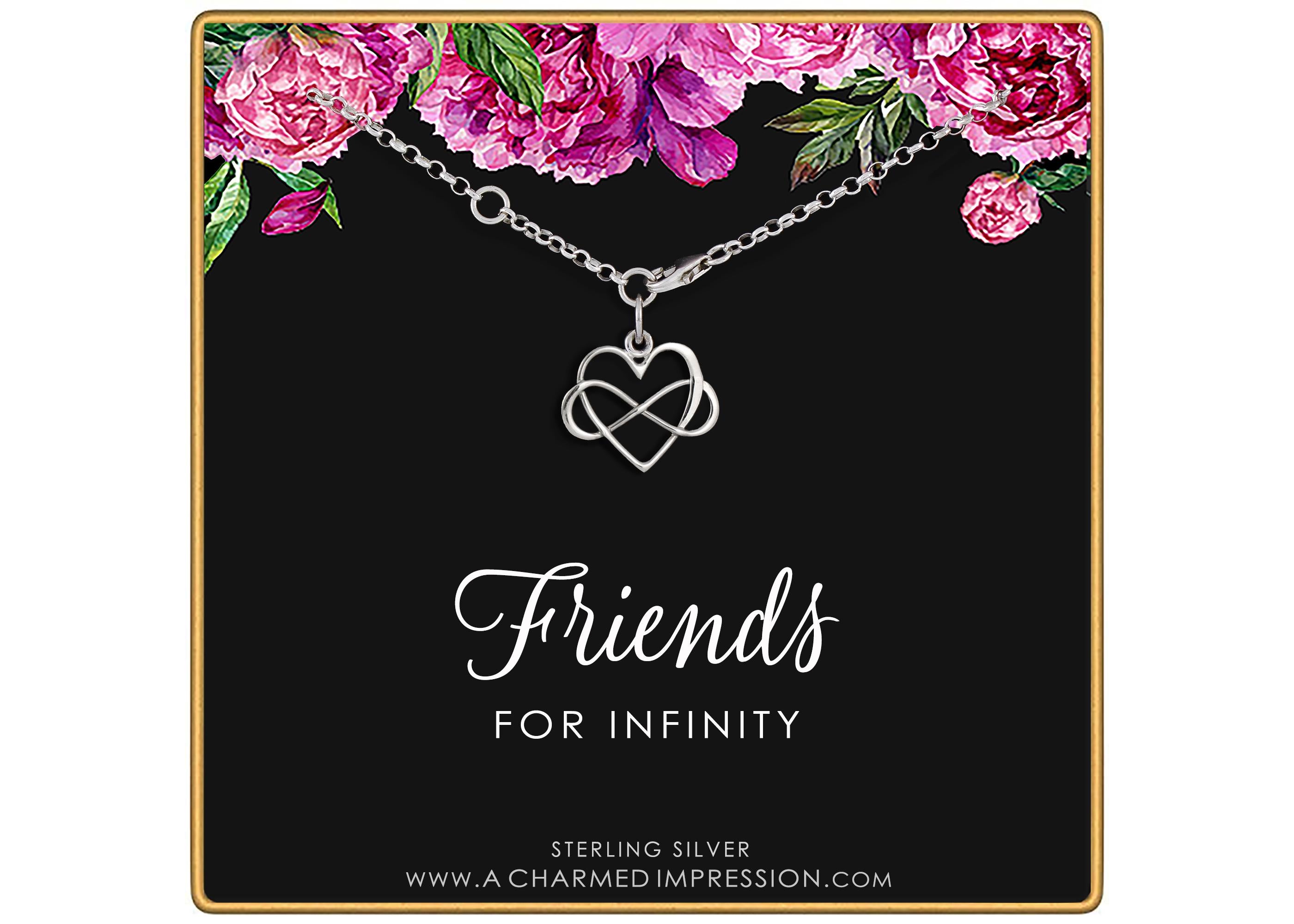 Silver Infinity Heart Bracelet - Best Friend Forever Gift