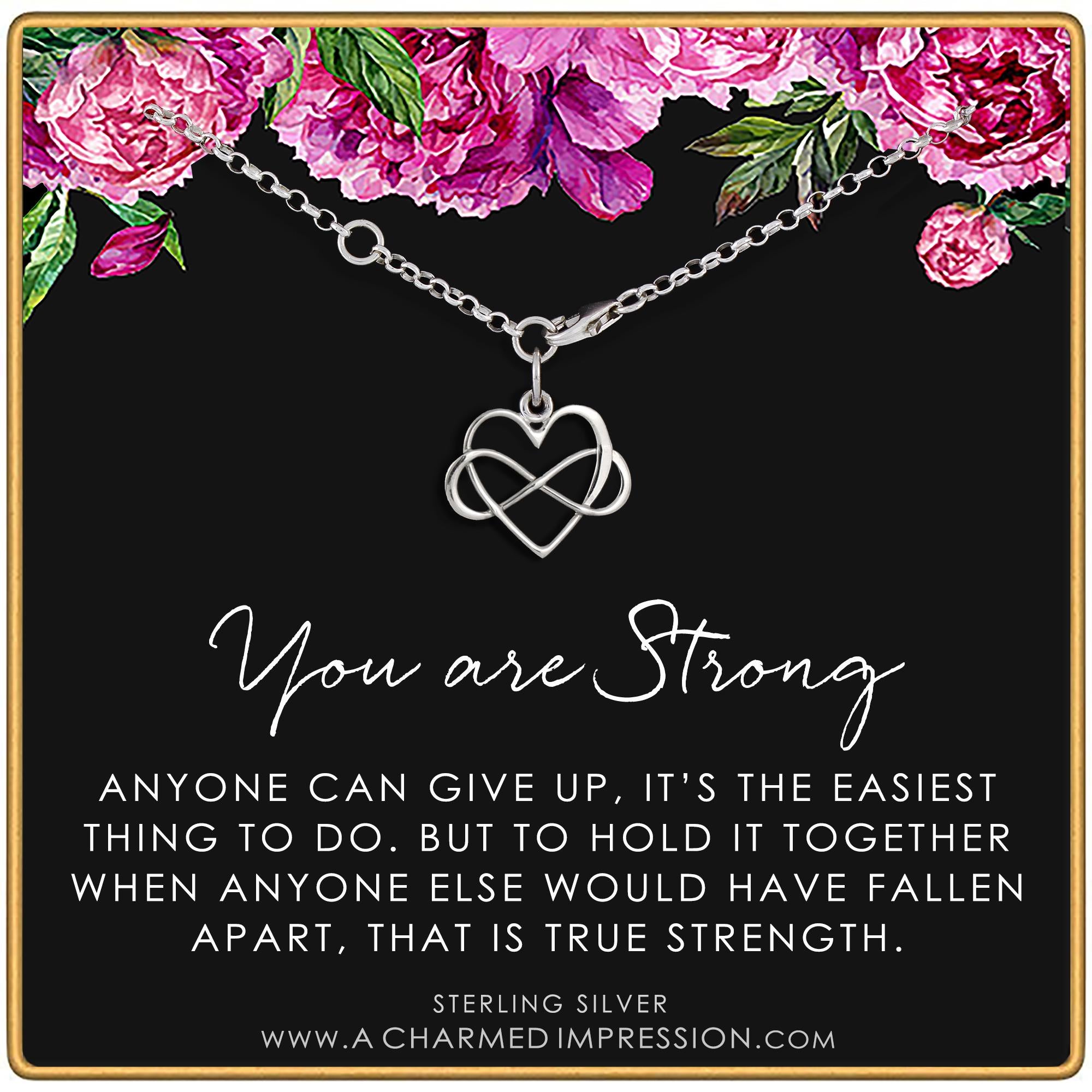 Silver Infinity Heart Bracelet - Self-Love Empowerment Gift