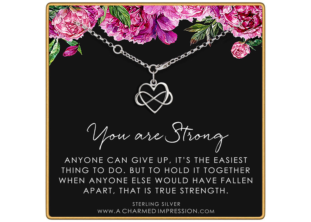 Silver Infinity Heart Bracelet - Self-Love Empowerment Gift