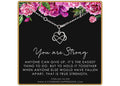 Silver Infinity Heart Bracelet - Self-Love Empowerment Gift