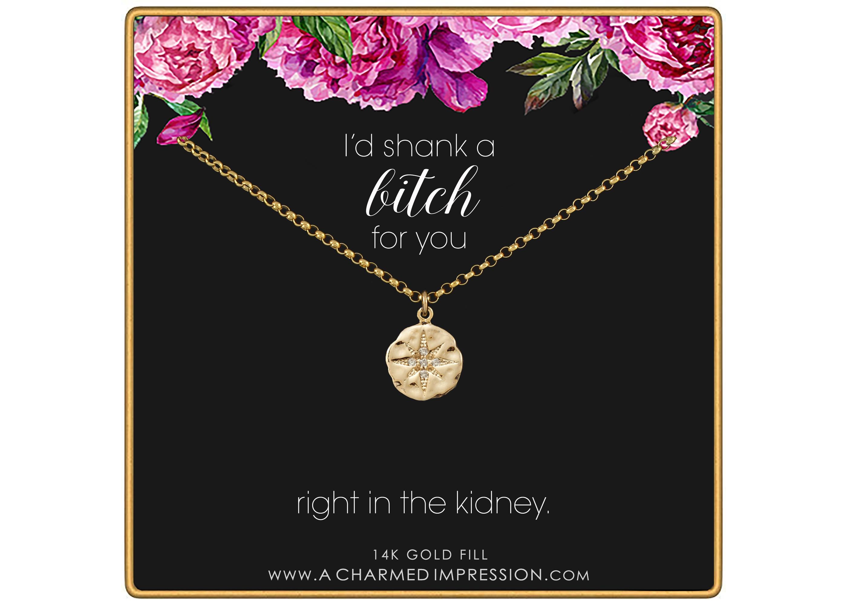 Funny Best Friend Necklace Gift for Birthday Gift for Sister Birthday Gift for Her Funny Gift for Women Friendship Jewelry Gift for Friend