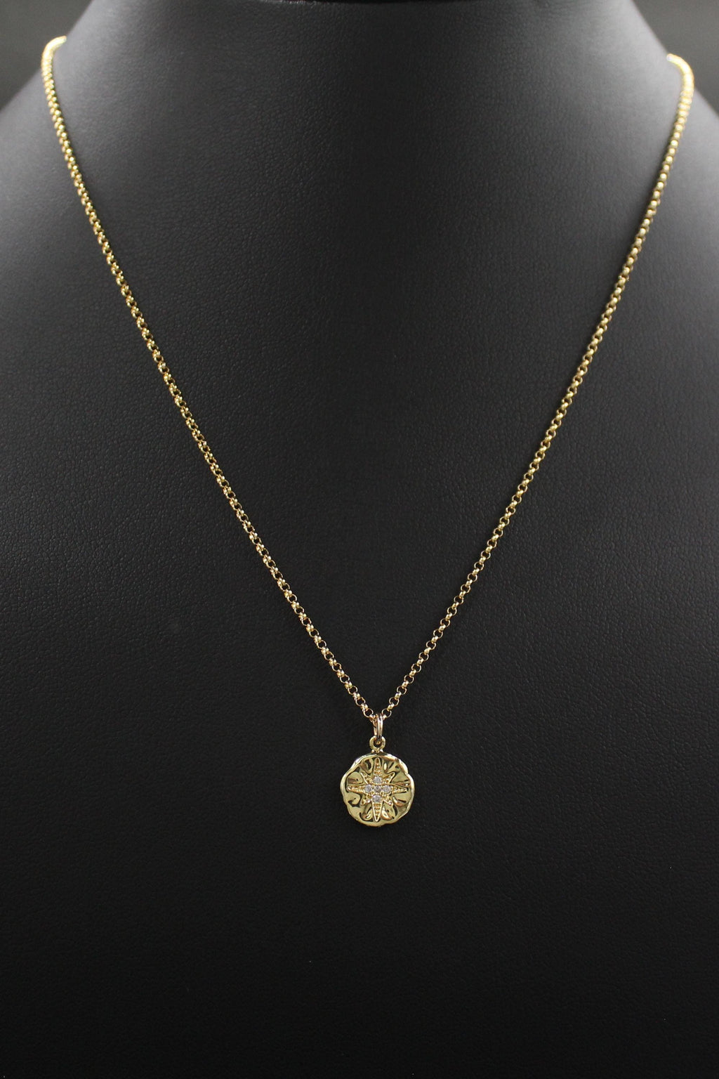 Retirement Gift: CZ Starburst Necklace, Sterling Silver or Gold
