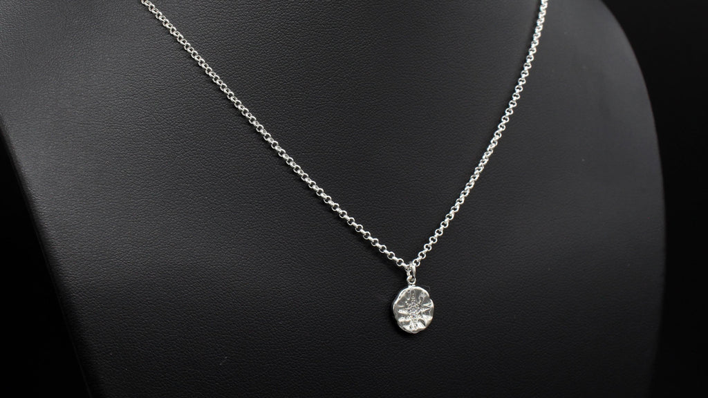 Gold CZ Starburst Necklace - Mom Warrior Everyday Strength