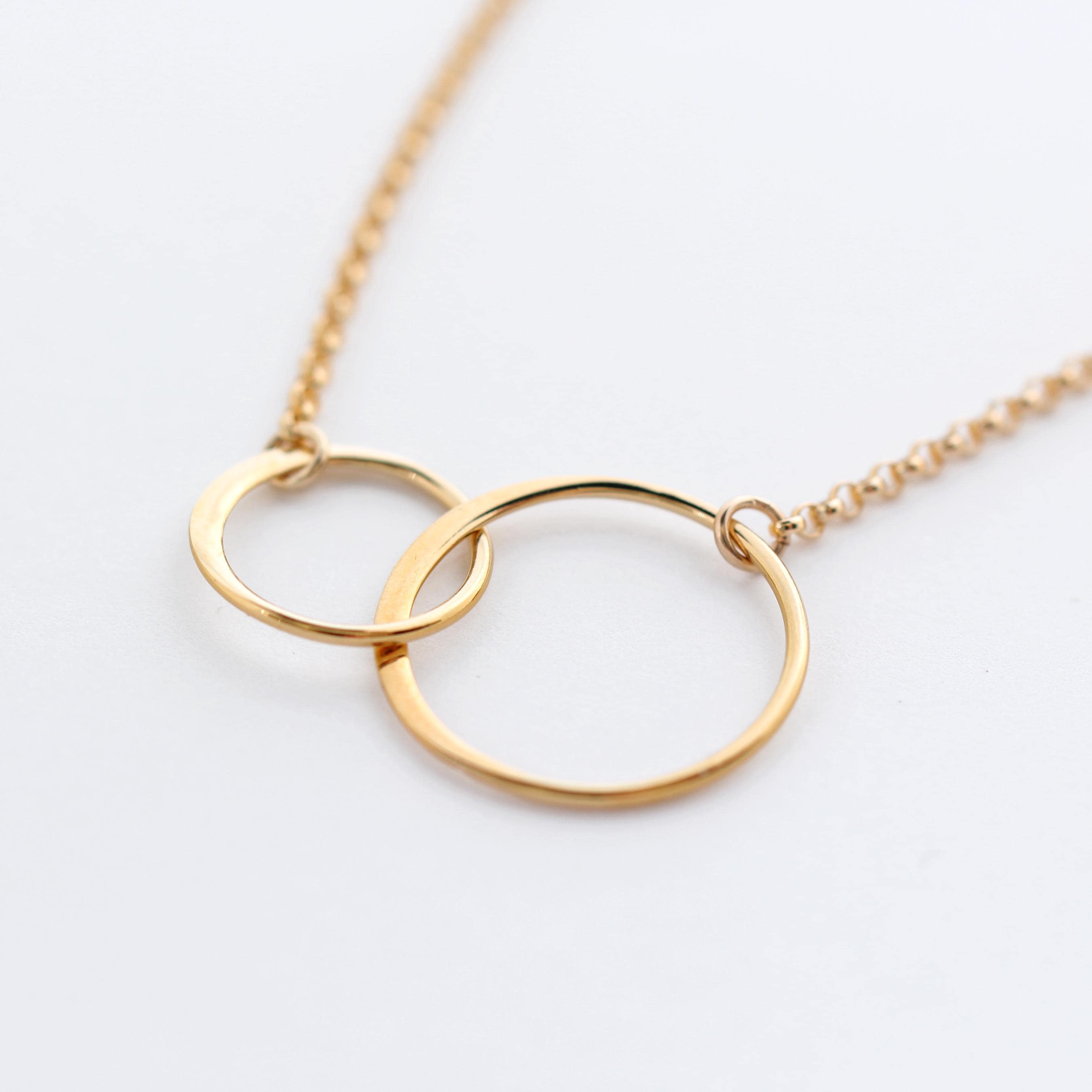 Eating Disorder Recovery Gift - Warrior Double Ring Necklace