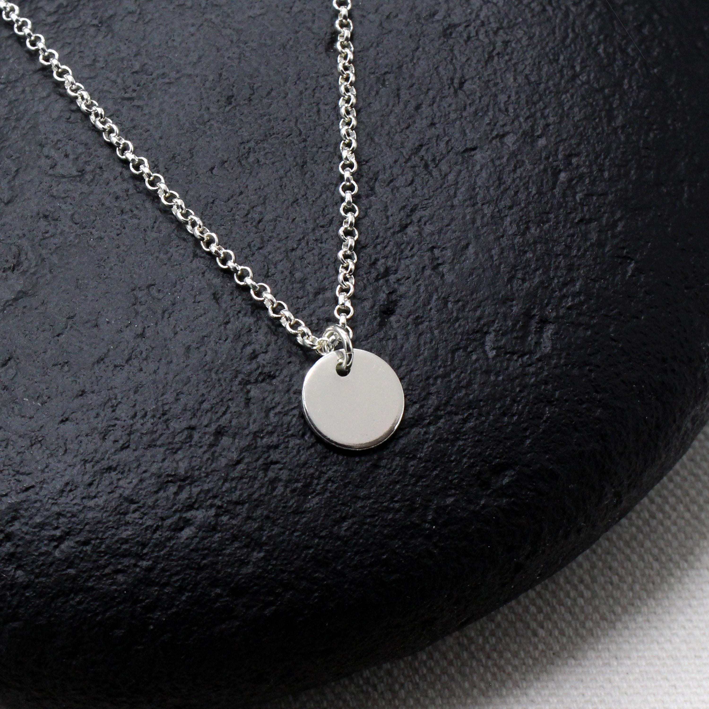 New Beginnings necklace, Post divorce recovery, Break up Gift, Personalized jewelry, Clean Slate charm necklace, Sterling Silver 14k Gold
