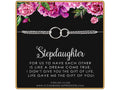 Sterling Silver Bracelet: Stepdaughter Gift, Connected Circles