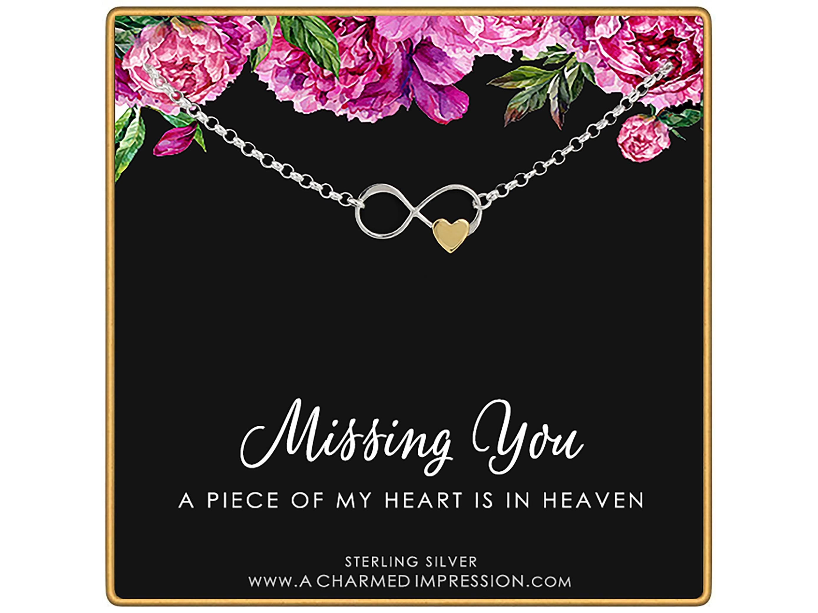 Sterling Silver Infinity Heart Bracelet Memorial Sorry For Loss Gift Adjustable Wrist Hypoallergenic Remembrance Grief Jewelry