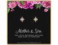 Pearl Starburst Earrings Sterling Silver or 14k Gold Plated Hypoallergenic Studs Mother Gift Anniversary Birthday Mom