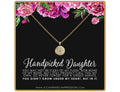 Lotus Crystal Necklace: Adoption Keepsake Gift for Daughter