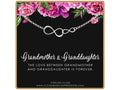 Grandmother Granddaughter Sterling Silver Infinity Bracelet
