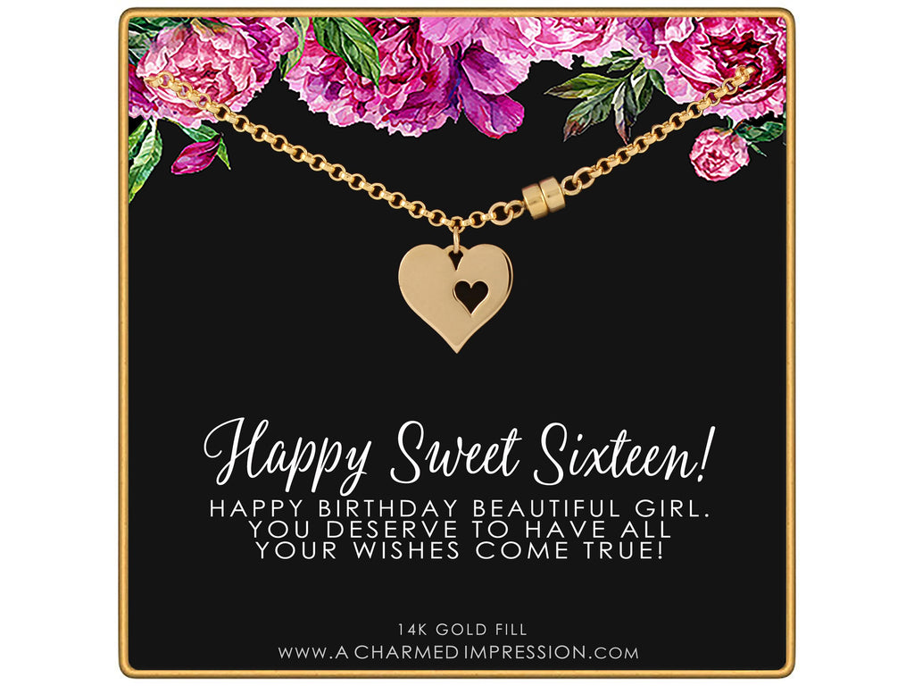 Heart in Heart Bracelet Sweet 16 Gift Magnetic Clasp Sterling Silver 14k Gold Fill Magnetic Clasp Hypoallergenic Teen