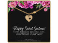 Heart in Heart Bracelet Sweet 16 Gift Magnetic Clasp Sterling Silver 14k Gold Fill Magnetic Clasp Hypoallergenic Teen
