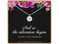 Retirement Gifts for Women  Sterling Silver  CZ Diamond Starburst Pendant  Retiring Gifts for Women  Friend Colleague Boss