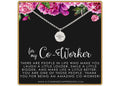 Sterling Silver Starburst Necklace: CZ Diamond Pendant, Coworker Gift