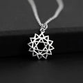 Two Cups Heart Chakra Necklace  Healing Jewelry  Adjustable Length Chain