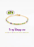 Dopey Marathon 2026, 48.6 Dopey Challenge Bracelet, Morse Code In My Dopey Era, 14kt Gold or Sterling Silver Dainty Chain Bracelet RunDisney