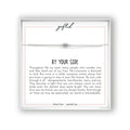 By Your Side Magnetic Bracelet or Necklace with Unbreakable Bond Card, Sterling Silver, 14kt Gold, Unique Friend Gift, Emotional Support