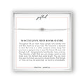 You Are Stuck With Me Forever, Magnetic Charm Bracelet Necklace, 14k Gold or Sterling Silver, Minimalist Friendship Jewelry, Mixed Metals