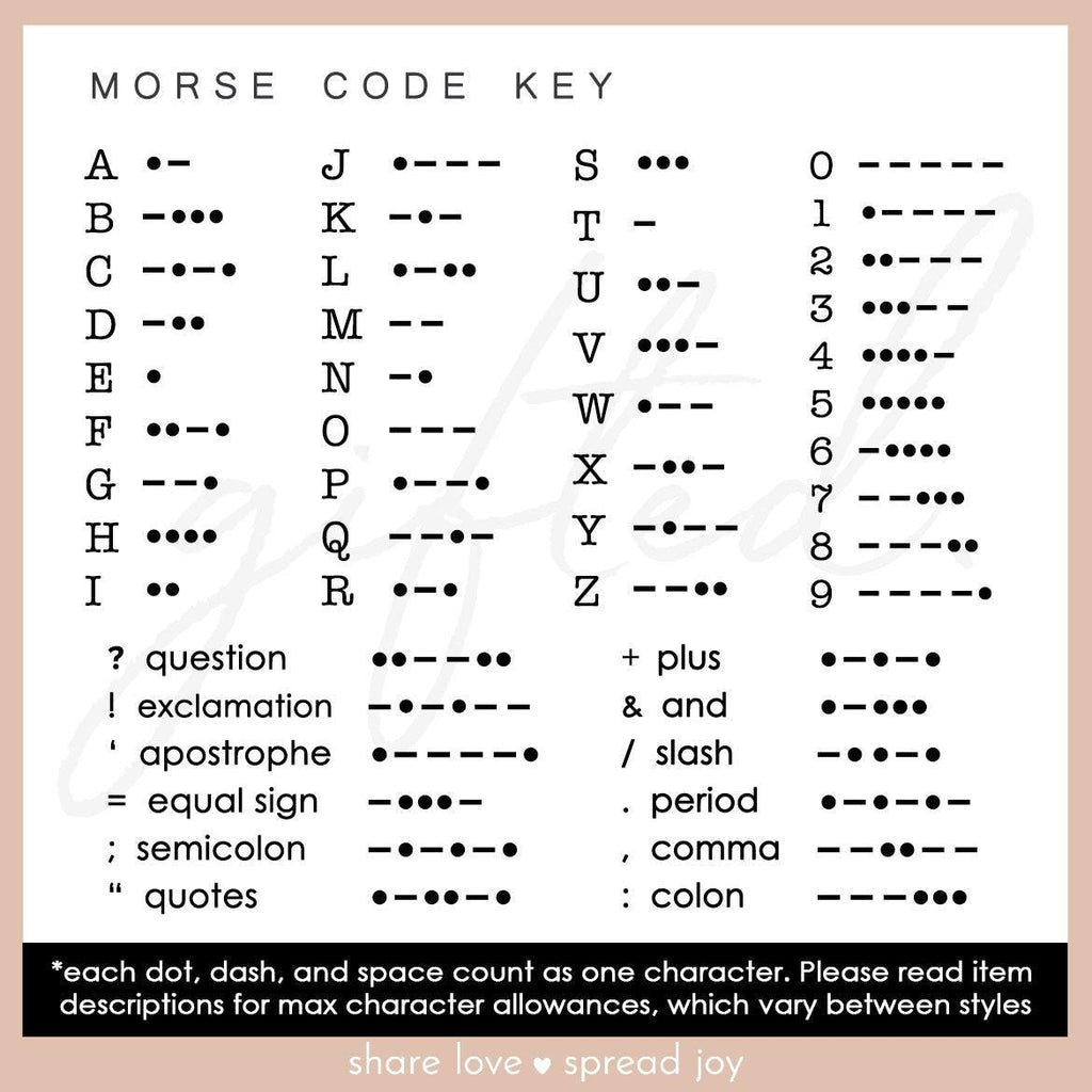Custom Morse Code Necklace, CHOOSE YOUR MESSAGE | xxxxxxxxxxxxxxx | Hidden Message Jewelry