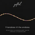 Custom Morse Code Bracelet, Friendsies til the Endsies | Forever Friend Gift | Hidden Message Jewelry