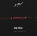 Custom Morse Code Bracelet, Bestie Gift | Best Friend & Work Bestie | Hidden Message Jewelry