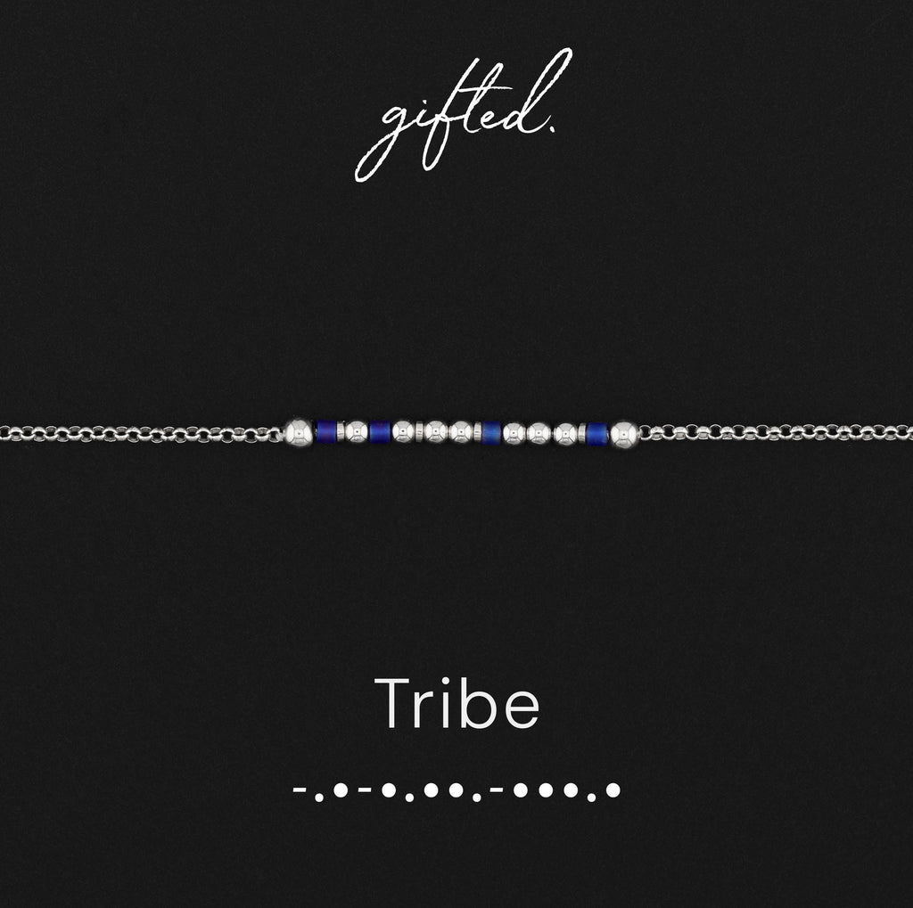 Custom Morse Code Bracelet, Tribe Gift | Chosen Family Bracelet | Hidden Message Jewelry