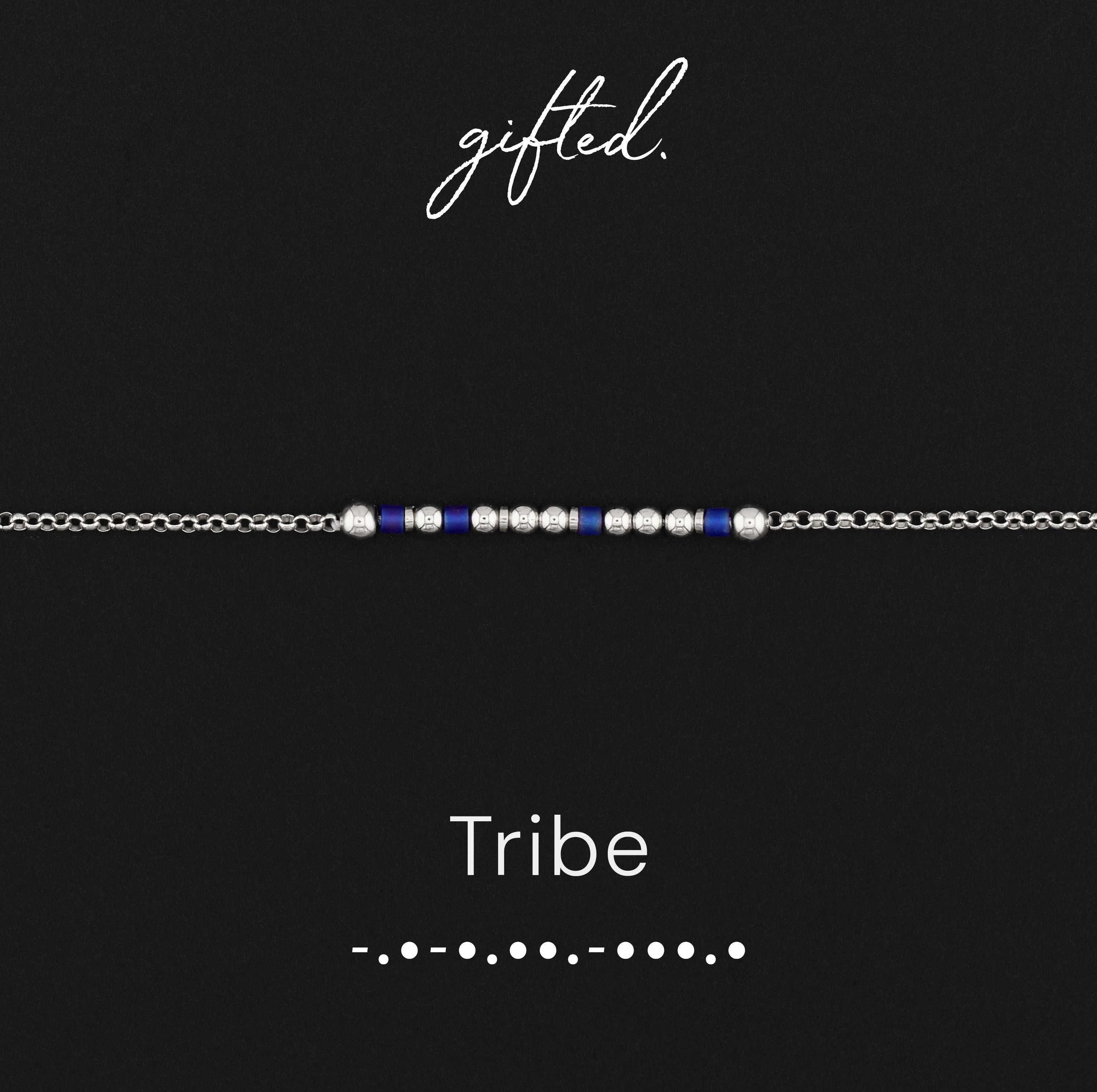 Custom Morse Code Bracelet, Tribe Gift | Chosen Family Bracelet | Hidden Message Jewelry