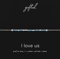 Custom Morse Code Bracelet, I Love Us | BFF Couples & Anniversary Gift | Hidden Message Jewelry