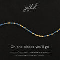 Custom Morse Code Bracelet, Oh the Places You'll Go | Graduation Retirement & Milestone Gift | Hidden Message Jewelry