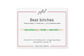 Custom Morse Code Necklace, Best Bitches | Funny Friend & Ride or Die Gift | Hidden Message Jewelry