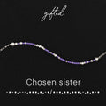 Custom Morse Code Bracelet, Chosen Sister Gift | Bonus & Blended Family Gift | Hidden Message Jewelry