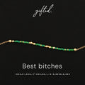 Custom Morse Code Bracelet, Best Bitches | Funny Friend & Ride or Die Gift | Hidden Message Jewelry
