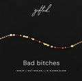 Custom Morse Code Bracelet, Bad Bitches Gift | Best Friends & Bachelorette Party | Hidden Message Friendship Jewelry