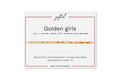 Custom Morse Code Bracelet, Golden Girls Gift | Stay Golden, Thank You For Being a Friend | Hidden Message Jewelry