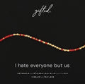 Custom Morse Code Bracelet, I Hate Everyone But Us | Best Friend or Partner Gift | Hidden Message Jewelry