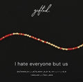 SEO - Custom Morse Code Bracelet, I Hate Everyone But Us | Best Friend or Partner Gift | Hidden Message Jewelry