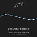 Custom Morse Code Bracelet, Beautiful Badass | Inspirational Bracelet for Women | Hidden Message Jewelry