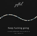 Custom Morse Code Bracelet, Keep Fucking Going | Perseverance Reminder | Mental Health & Resilience Gift | Hidden Message Jewelry