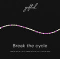 Custom Morse Code Bracelet, Break the Cycle | Generational Trauma & Domestic Abuse Gift | Hidden Message Jewelry