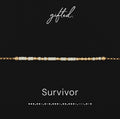 SEO - Custom Morse Code Bracelet, Survivor | Emotional Abuse & Mental Health Recovery Gift | Hidden Message Jewelry