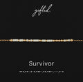 Custom Morse Code Bracelet, Survivor | Emotional Abuse & Mental Health Recovery Gift | Hidden Message Jewelry