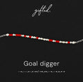 Custom Morse Code Bracelet, Goal Digger | Entrepreneur & Solopreneur Self Empowerment Gift | Hidden Message Jewelry