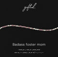 Custom Morse Code Bracelet, Badass Foster Mom | You Make a Difference Gift | Hidden Message Jewelry