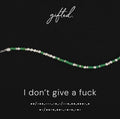 Custom Morse Code Bracelet, I Don't Give a Fuck | Protect Your Peace & Self-Empowerment Gift | Hidden Message Jewelry