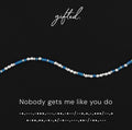 SEO - Custom Morse Code Bracelet, Nobody Gets Me Like You | Gift for Wife or Girlfriend | Hidden Message Jewelry
