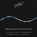 Custom Morse Code Bracelet, Nobody Gets Me Like You | Gift for Wife or Girlfriend | Hidden Message Jewelry
