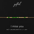 Custom Morse Code Bracelet, I Miss You | Long Distance Relationship & Best Friend Keepsake | Hidden Message Jewelry