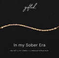 Custom Morse Code Bracelet, In My Sober Era | Sobriety Recovery & Milestone Keepsake | Hidden Message Jewelry
